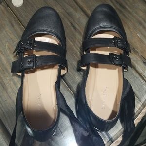 Gunmetal black shoes
